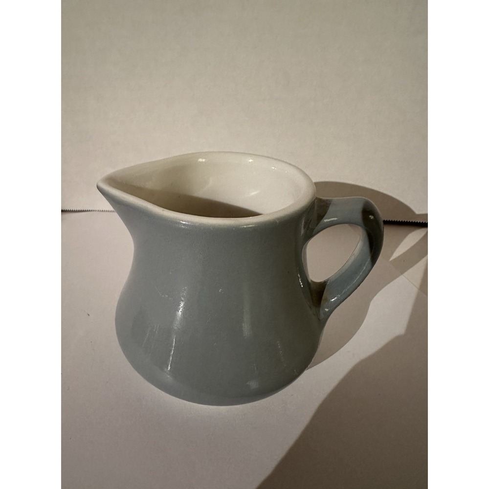Homer Laughlin Best China Restaurant Ware Creamer Syrup Pitcher Vtg 1962 Grey